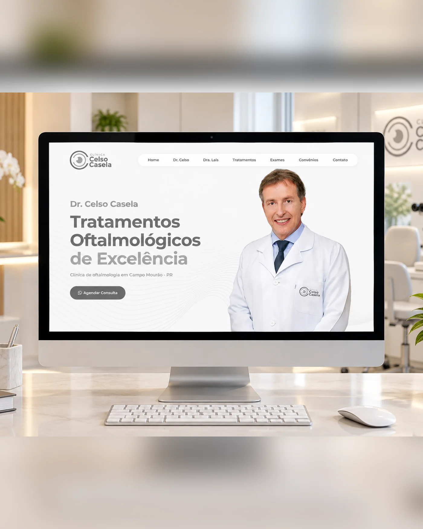 Case Clínica Dr. Celso Casela · Site