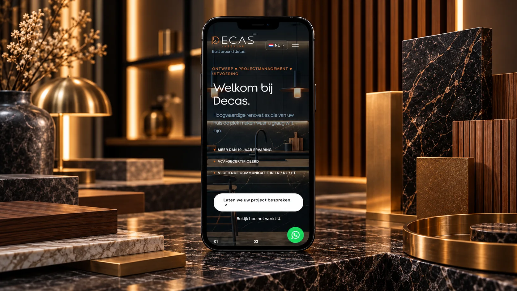 Decas Interior · Site, imagem 2 de 2