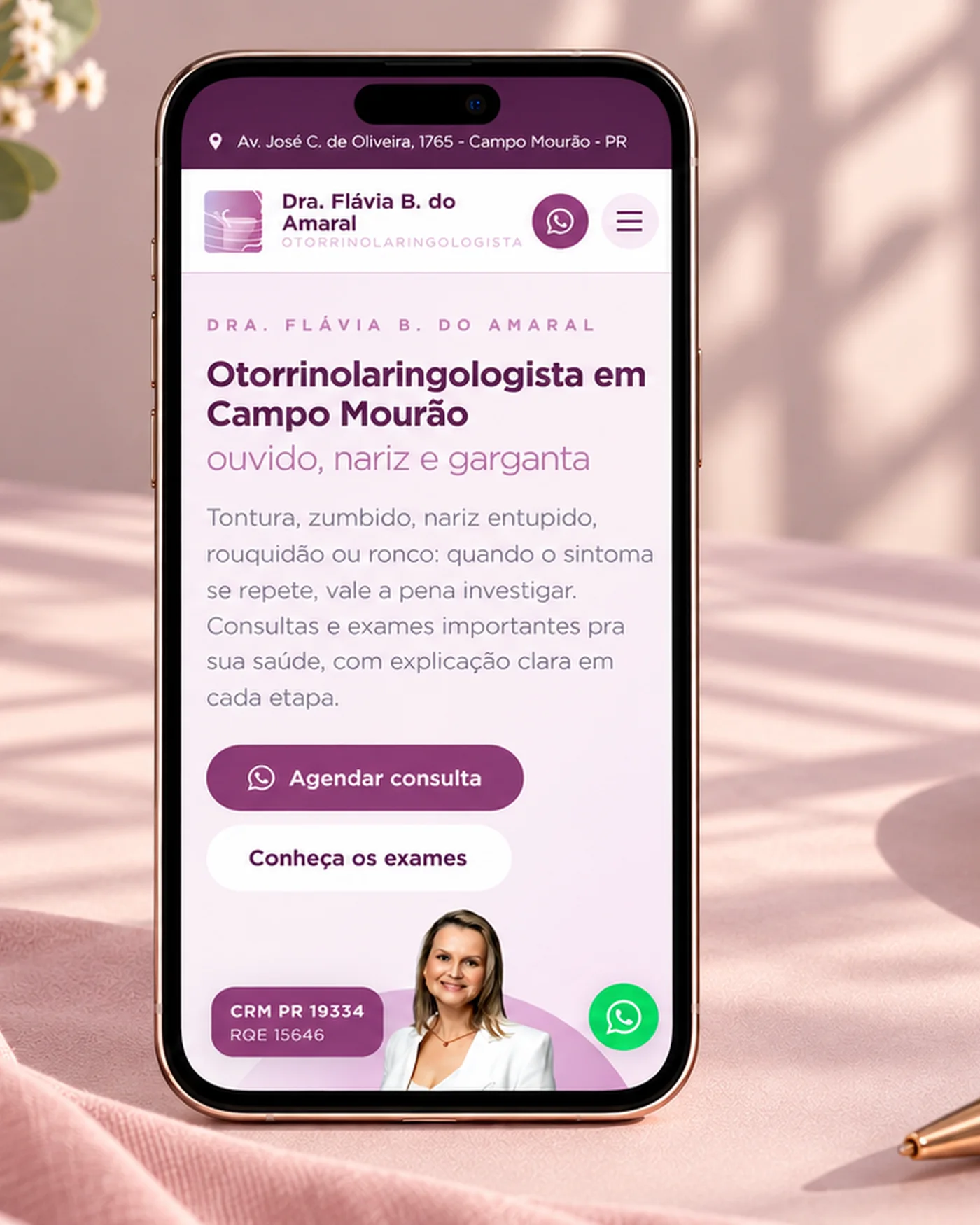 Case Dra. Flávia Amaral · Site