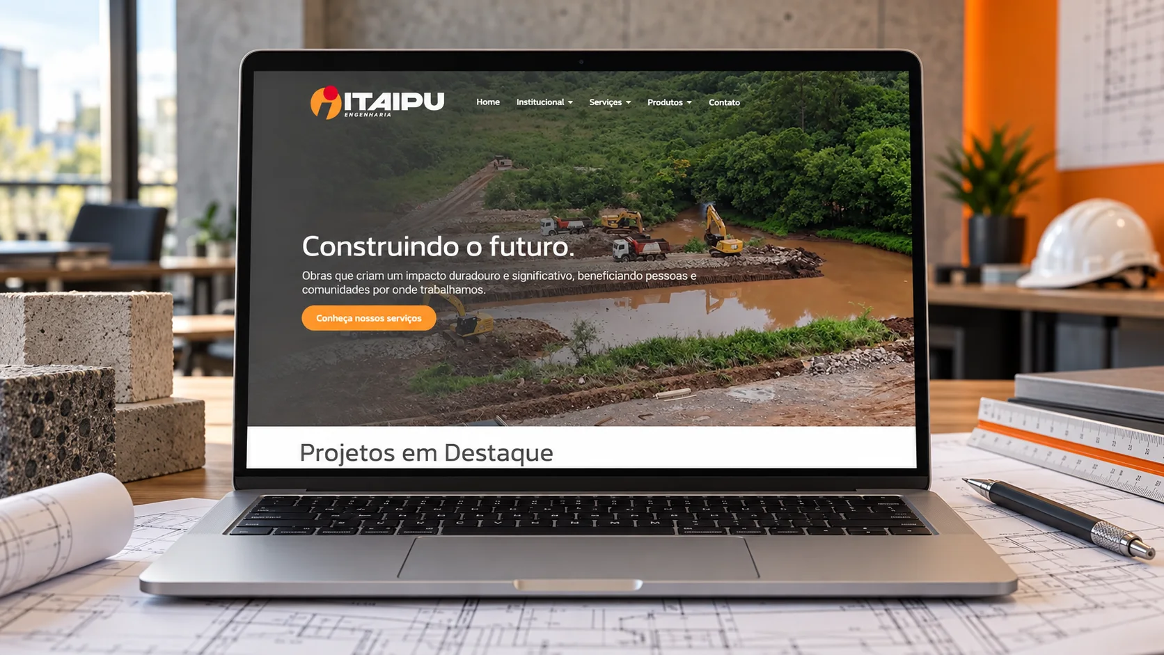 Itaipu Engenharia · Site, imagem 1 de 2