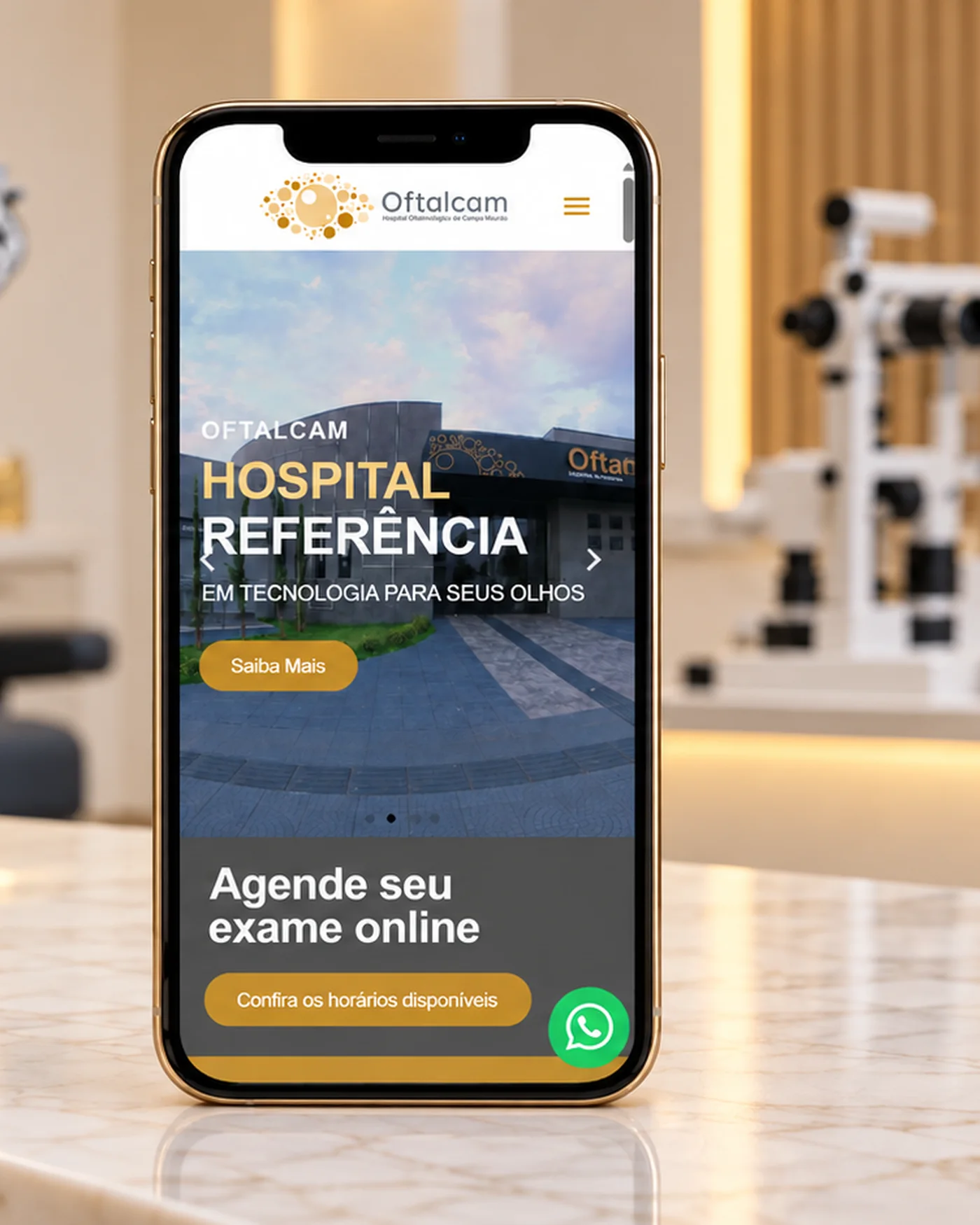 Case Oftalcam · Site